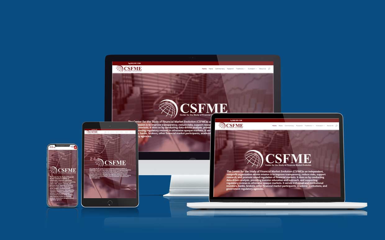 Center for the Study of Financial Market Evolution (CSFME) Custom website design by Shaka Web Design Services where every website is built with Aloha - Center for the Study of Financial Market Evolution