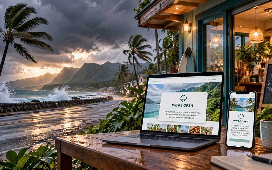 When the Storm Hits: Why Every Hawaii Small Business Needs a Reliable Online Presence